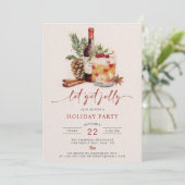 ホリデードリンククリスマスパーティの招待状 招待状 (スタンド正面)