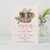 ホリデードリンク クリスマスパーティーの招待状 招待状 (スタンド正面)