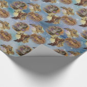 ホリデードリームキャッチャー西パターン（の模様が）ある馬 ラッピングペーパー (角)