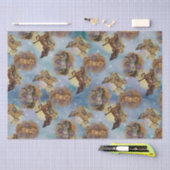 ホリデードリームキャッチャー西パターン（の模様が）ある馬 薄葉紙 (クラフト)