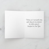 ホリデードレスのグリーティングカードにいるアリゲーター シーズンカード (内部)