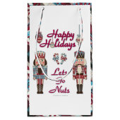 ホリデーナッツクラッカーレッツゴーナッツ抱き枕 スモールペーパーバッグ (裏面)