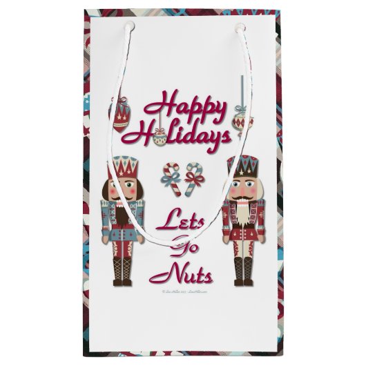 ホリデーナッツクラッカーレッツゴーナッツ抱き枕 スモールペーパーバッグ (裏面)