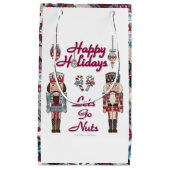 ホリデーナッツクラッカーレッツゴーナッツ抱き枕 スモールペーパーバッグ (正面)