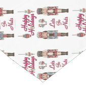 ホリデーナッツクラッカーレッツゴーナッツ ショートテーブルランナー (コーナー)