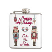 ホリデーナッツクラッカーレッツゴーナッツ フラスク (正面)