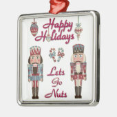 ホリデーナッツクラッカーレッツゴーナッツ メタルオーナメント (左)