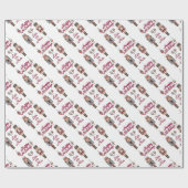 ホリデーナッツクラッカーレッツゴーナッツ ラッピングペーパー (フラット)