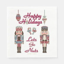 ホリデーナッツクラッカー レッツゴーナッツ ペーパーナプキン