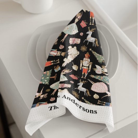 ホリデーナツクラッカーキッチンタオル キッチンタオル