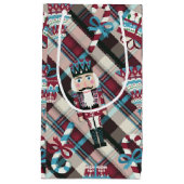 ホリデーナツクラッカークリスマスプレド抱き枕 スモールペーパーバッグ (正面)