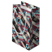 ホリデーナツクラッカークリスマスプレド抱き枕 スモールペーパーバッグ (裏面アングル)