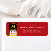 ホリデーナツクラッカーモノグラムレッド ラベル (インサイチュ)