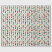 ホリデーナツクラッカーラッピング紙 ラッピングペーパー (フラット)