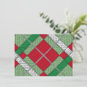 ホリデーニッアーガイルト4.5x6.25フラットカード水平 カード (スタンド正面)