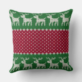 ホリデーニットNo. 01 クッション (裏面)