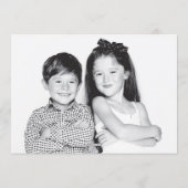 ホリデーニュースレターインフォグラフィック 面白いクリスマス シーズンカード (裏面)