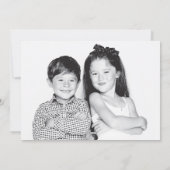 ホリデーニュースレターインフォグラフィック 面白いクリスマス シーズンカード (裏面)