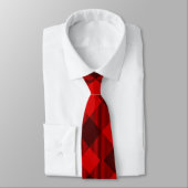 ホリデーニューファンドランド赤バッファロープレイドクリスマス ネクタイ (タイ)