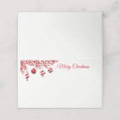 ホリデーネーム座席表 プレイスカード (外部開封)