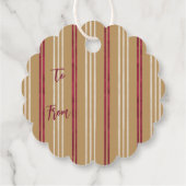 ホリデーハイビスカス、ハワイアンスタイルクリスマス フェイバータグ (裏面)