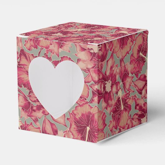 ホリデーハイビスカス、ハワイアンスタイルクリスマス フェイバーボックス (正面サイド)