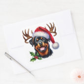 ホリデーハウンド準備ができて！ スクエアシール (封筒)