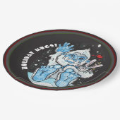 ホリデーハグズイェティ！ ペーパープレート (アングル)