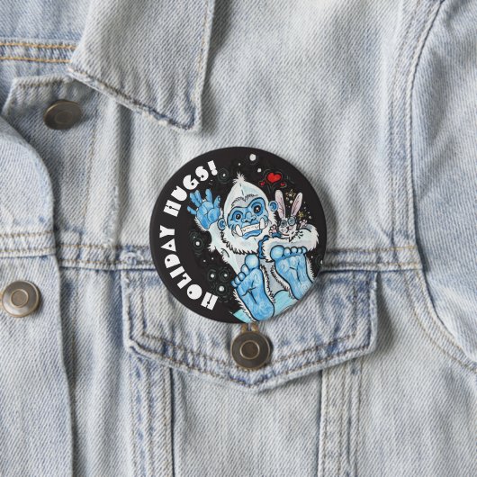 ホリデーハグズイェティ！ 缶バッジ (インサイチュ)