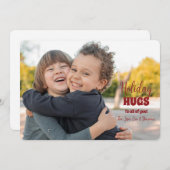 ホリデーハグフォトホリデーカード シーズンカード (正面/裏面)