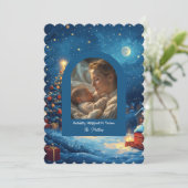 ホリデーハッピネスフォトアーチクリスマス、シーズンズ シーズンカード (スタンド正面)