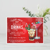 ホリデーハッピーアワー招待状 招待状 (スタンド正面)