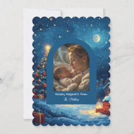 ホリデーハッピーフォトアーチクリスマス、シーズンズ シーズンカード