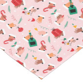 ホリデーハンズフェスティバルお祝いパターン ショートテーブルランナー (コーナー)