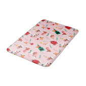 ホリデーハンズフェスティバルお祝いパターン バスマット (アングル)