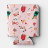 ホリデーハンズフェスティバルお祝いパターン 缶クーラー (裏面)