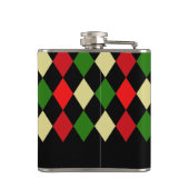 ホリデーハーレクイン幾何学模様 フラスク (裏面)
