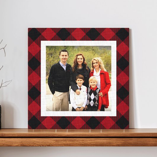 ホリデーバッファロープレイド写真 キャンバスプリント