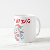 ホリデーバニークリスマスコーヒーマグ コーヒーマグカップ (正面右)