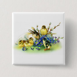 ホリデーバニー&春シックズイースターバッジ 缶バッジ