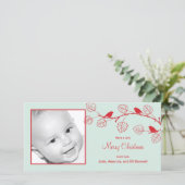 ホリデーバーズクリスマスフォトカード シーズンカード (スタンド正面)