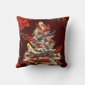 ホリデーバードツリー クッション (裏面)