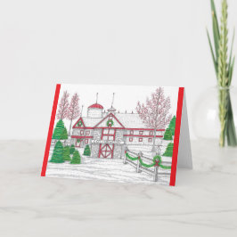 ホリデーバーンカード ノートカード