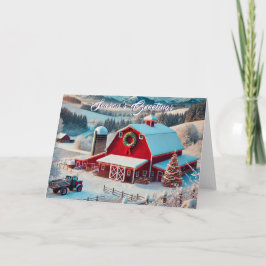 ホリデーバーンクリスマスカード シーズンカード