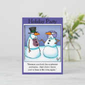 ホリデーパおもしろいーティー招待状 招待状 (スタンド正面)