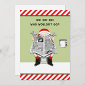 ホリデーパおもしろいーティー招待状 招待状 (正面/裏面)