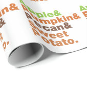 ホリデーパイズ~フェスティバルクリスマス感謝祭クリスマス ラッピングペーパー (ロールコーナー)