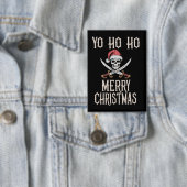 ホリデーパイレーツ クリスマス サンタ 海賊船 缶バッジ (インサイチュ)