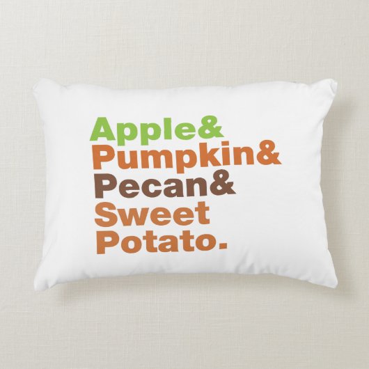 ホリデーパイ～フェスティバルクリスマス感謝祭クリスマス アクセントクッション (正面)