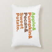 ホリデーパイ～フェスティバルクリスマス感謝祭クリスマス アクセントクッション (正面(垂直))